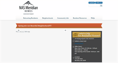 Desktop Screenshot of nasmeridianhomes.com