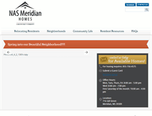 Tablet Screenshot of nasmeridianhomes.com